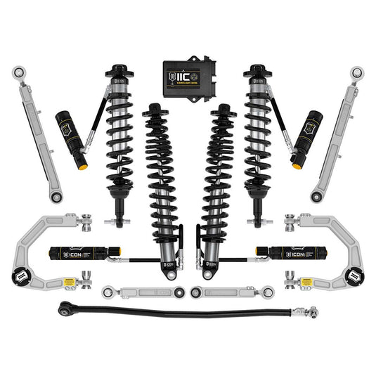 ICON 2021-UP Bronco 3-4" Lift Suspension System with Billet UCA