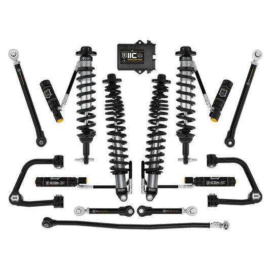 ICON 2021-2023 Ford Bronco Non-Sasquatch 3-4" Lift Suspension System Tubular Heavy Rate