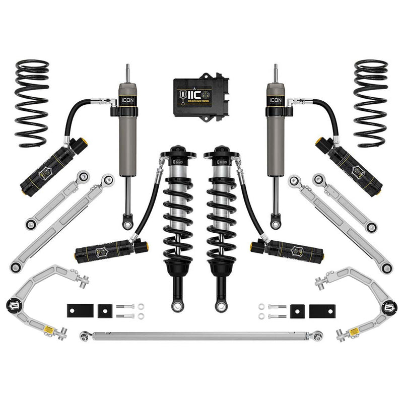 Load image into Gallery viewer, ICON 2023+ Toyota Sequoia 3-4.5&quot; Stage 4-12 Suspension System Billet
