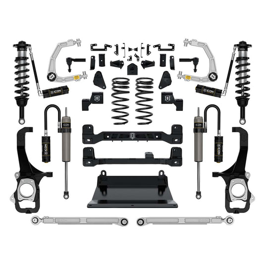 ICON 2022-2023 Toyota Tundra 6" Suspension System with Billet Upper Control Arms