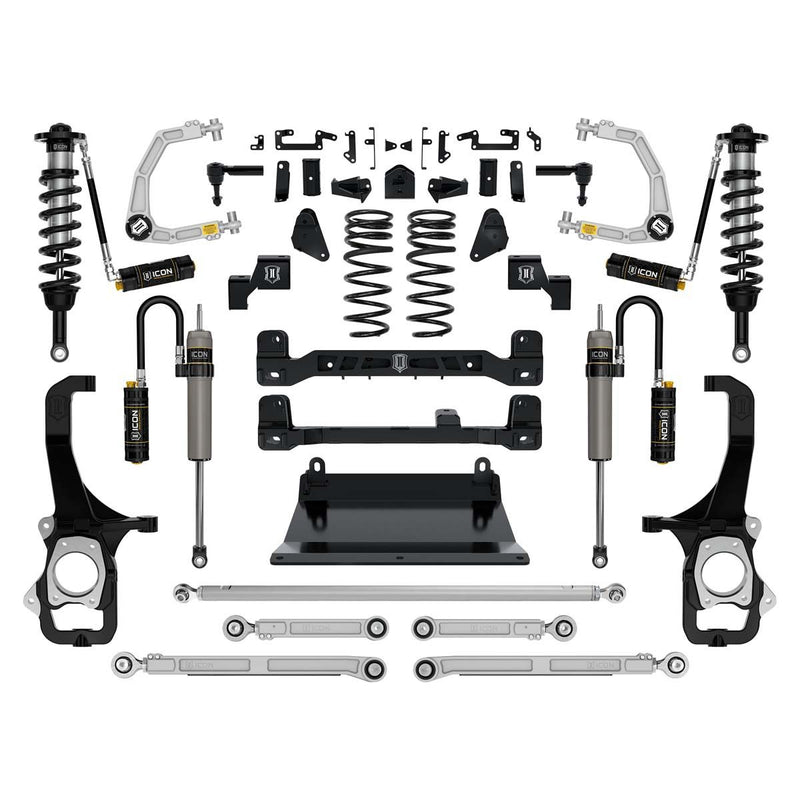 Load image into Gallery viewer, ICON 2022-2023 Toyota Tundra 6&quot; Suspension System with Billet Upper Control Arms
