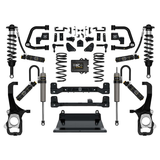 ICON 2022-2023 Toyota Tundra 6" Suspension System with Tubular Upper Control Arms