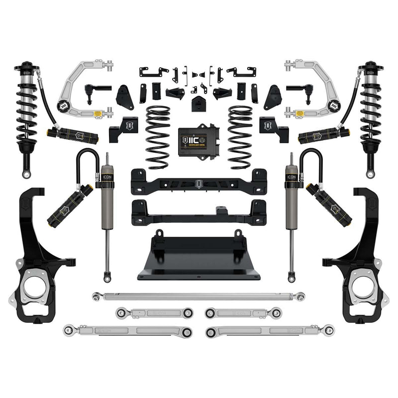 Load image into Gallery viewer, ICON 2022-2023 Toyota Tundra 6&quot; Suspension System with Billet Upper Control Arms
