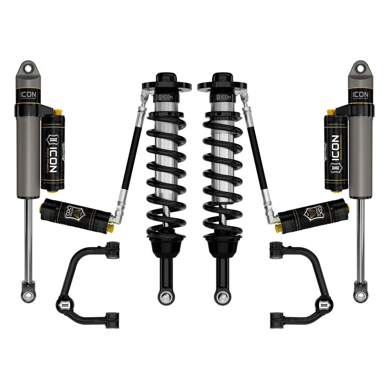 Load image into Gallery viewer, ICON 2021-2023 Ford F150 4WD 2.75-3.5&quot; Suspension System with Tubular Upper Control Arms
