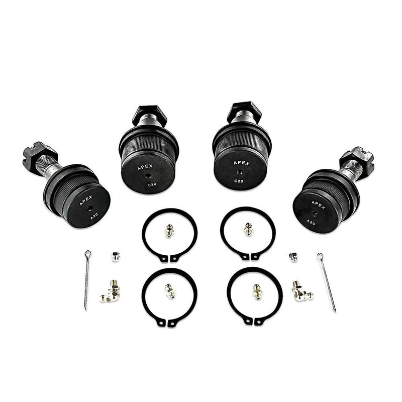 Load image into Gallery viewer, Apex Chassis Heavy Duty Ball Joint Kit for 2006-2008 Ram 1500 / 1994-2022 Ram 2500/3500 (Upper/Lower)
