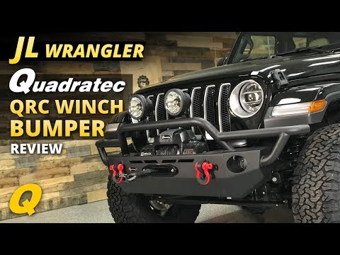 Load and play video in Gallery viewer, Quadratec QRC Front Winch Ready Bumper for 18-23 Jeep Wrangler JL &amp; Gladiator JT
