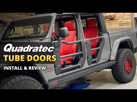 Load and play video in Gallery viewer, Quadratec Tube Doors for 18-23 Jeep Wrangler JL &amp; Gladiator JT
