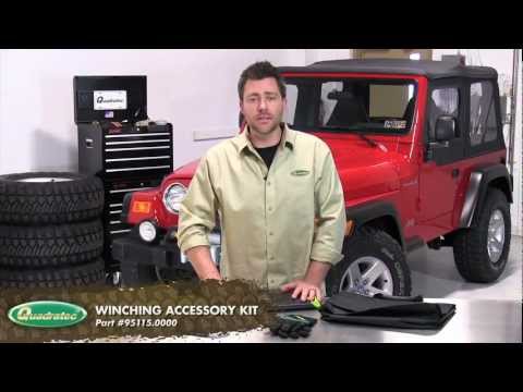Load and play video in Gallery viewer, Quadratec Offroad Winching Accessory Kit
