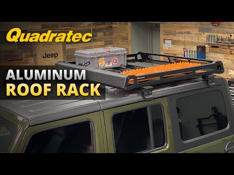 Load and play video in Gallery viewer, Quadratec Aluminum Roof Rack for 18-24 Jeep Wrangler JL &amp; Gladiator JT
