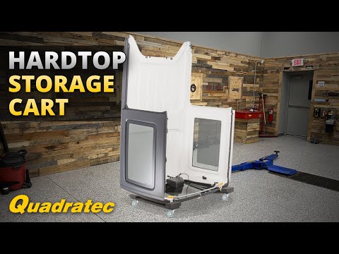 Load and play video in Gallery viewer, Quadratec Deluxe Storage Cart for Half or Full Steel Doors
