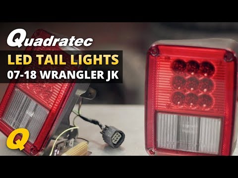 Load and play video in Gallery viewer, Quadratec LED Tail Lights for 07-18 Jeep Wrangler JK
