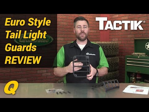 Load and play video in Gallery viewer, TACTIK Euro Style Taillight Guards for 07-18 Jeep Wrangler JK
