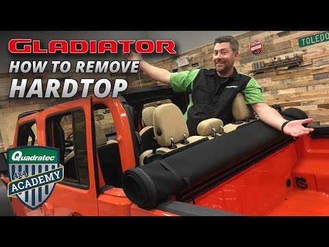 Load and play video in Gallery viewer, Quadratec QJW-JT-HTC Deluxe Heavy Duty Hardtop Storage Cart for 20-23 Jeep Gladiator JT
