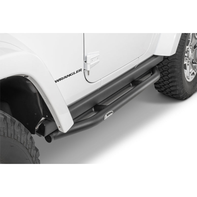 Load image into Gallery viewer, Quadratec QRC Rock Sliders for 07-18 Jeep Wrangler Rubicon JK 2-Door
