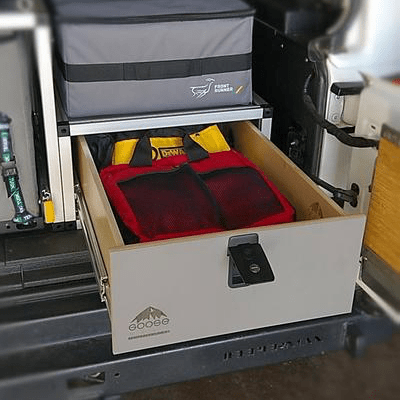 Load image into Gallery viewer, Goose Gear Ford Bronco 2021-Present 6th Gen. - Single Drawer Module with Top Plate - 22 3/16&quot; Wide x 8&quot; High x 28&quot; Depth
