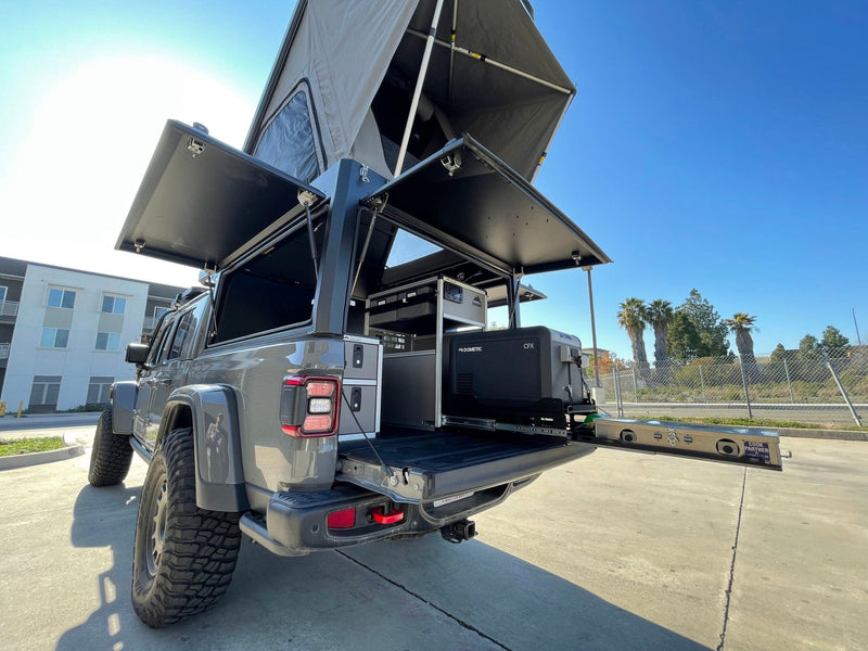 Load image into Gallery viewer, Goose Gear Goose Gear Camper System - Midsize Truck and Full Size Truck - Rear Passenger Side CampKitchen Module
