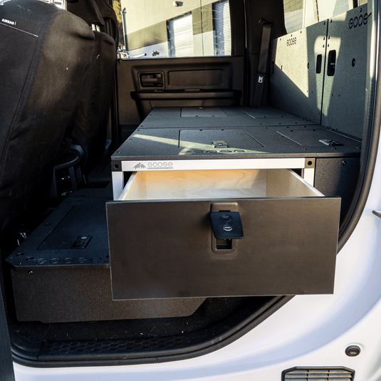 Goose Gear Ram 2500/3500 2009-Present 4th and 5th Gen. Crew Cab - Second Row Single Drawer Module