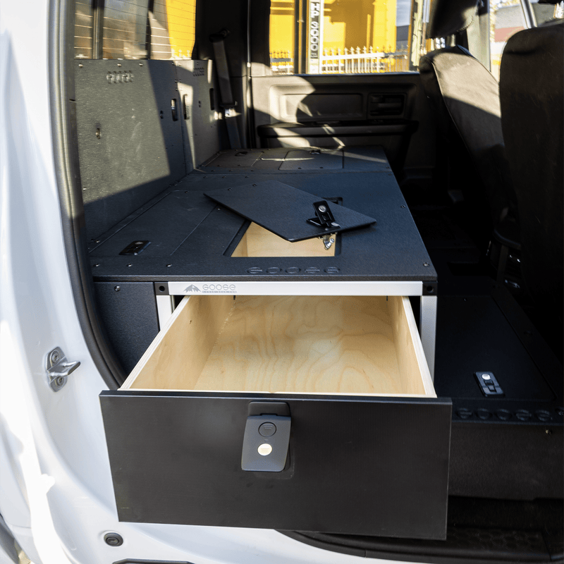 Load image into Gallery viewer, Goose Gear Ram 2500/3500 2009-Present 4th and 5th Gen. Crew Cab - Second Row Single Drawer Module
