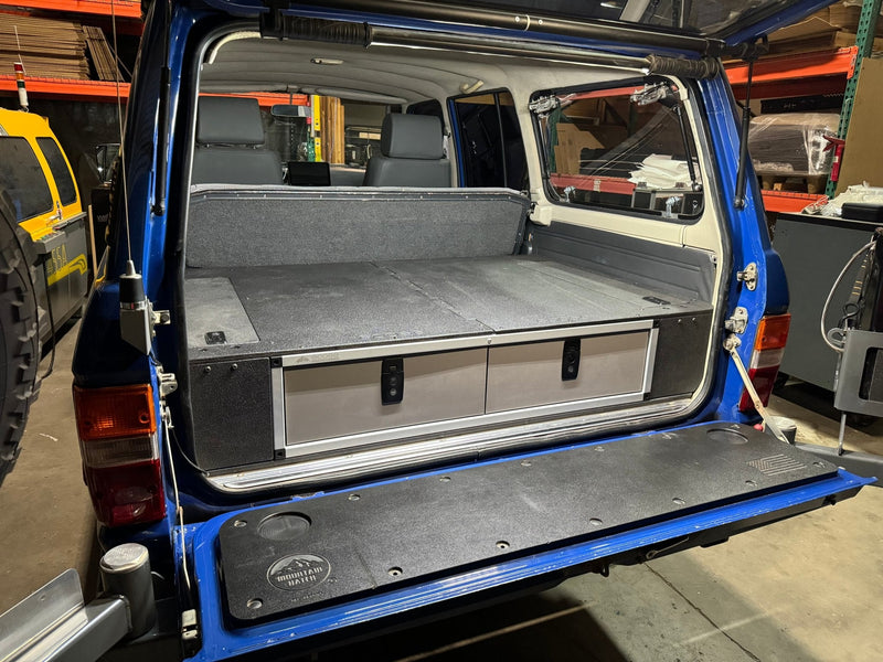 Load image into Gallery viewer, Goose Gear Toyota Land Cruiser 1980-1989 60 Series - Side x Side Drawer Module with Fitted Top Plate - 41 3/8&quot;W x 9-1/2&quot;H x 40&quot;D

