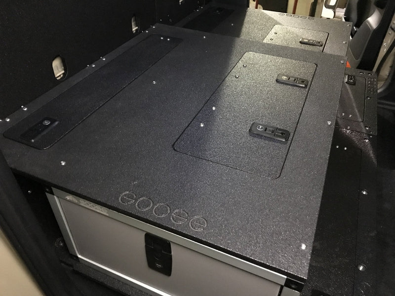 Load image into Gallery viewer, Goose Gear Toyota Tacoma 2005-Present 2nd and 3rd Gen. Double Cab - Second Row Single Drawer Module - 60% Passenger Side
